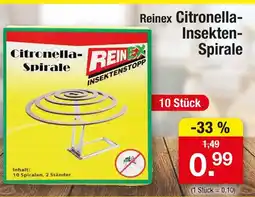 Zimmermann Reinex citronella-insekten-spirale Angebot