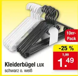 Zimmermann Kleiderbügel lux schwarz Angebot
