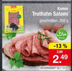 Zimmermann Kamar truthahn salami Angebot