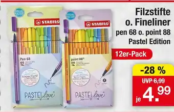 Zimmermann Stabilo pen 68 pastel edition Angebot