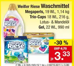 Zimmermann Weißer riese waschmittel megaperls Angebot