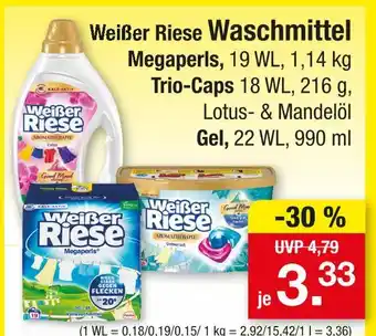 Zimmermann Weißer riese waschmittel megaperls Angebot