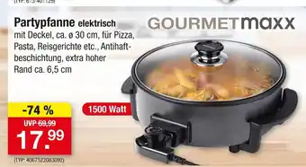Zimmermann Gourmetmaxx partypfanne elektrisch Angebot