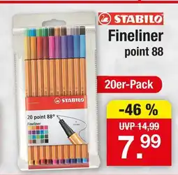 Zimmermann Stabilo fineliner point 88 Angebot
