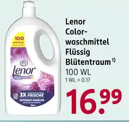 Rossmann Lenor colorwaschmittel Angebot