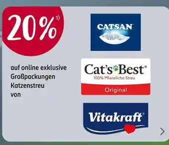 Rossmann Catsan 20 % Angebot