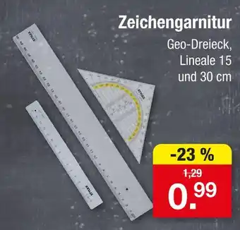Zimmermann Zeichengarnitur Angebot
