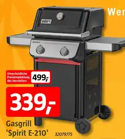 Bauhaus Weber gasgrill 'spirit e-210' Angebot