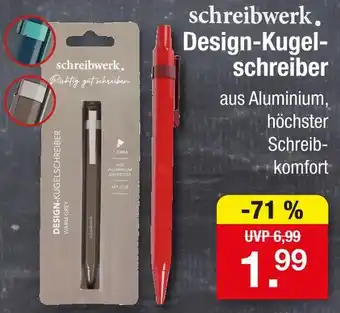 Zimmermann Schreibwerk design-kugelschreiber Angebot