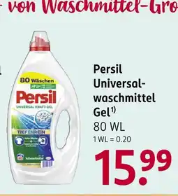 Rossmann Persil universalwaschmittel gel Angebot