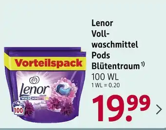 Rossmann Lenor vollwaschmittel pods blütentraum Angebot