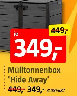 Bauhaus Mülltonnenbox 'hide away' Angebot