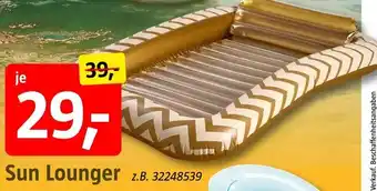 Bauhaus Sun lounger Angebot