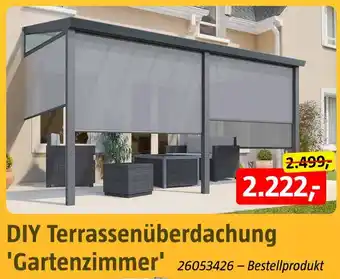Bauhaus Diy terrassenüberdachung 'gartenzimmer' Angebot