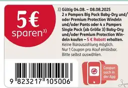 Rossmann Pampers big pack baby-dry Angebot