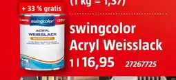 Bauhaus Swingcolor acryl weisslack Angebot