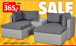 Bauhaus Geflechtlounge-balkonset 32017173 Angebot