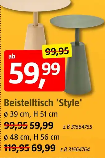 Bauhaus Beistelltisch 'style' Angebot
