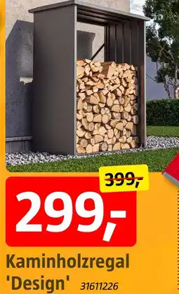 Bauhaus Kaminholzregal 'design' Angebot