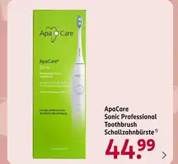 Rossmann Apacare sonic professional toothbrush Angebot