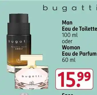 Rossmann Bugatti man eau de toilette Angebot