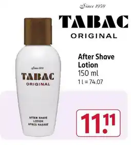 Rossmann Tabac after shave lotion Angebot