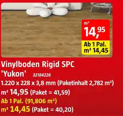 Bauhaus Vinylboden rigid spc 'yukon' Angebot
