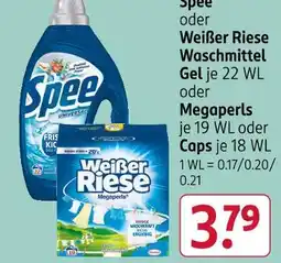 Rossmann Spee waschmittel gel Angebot