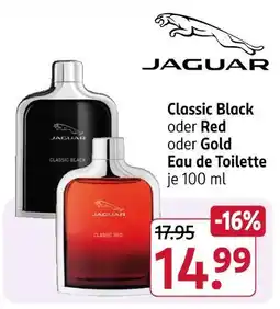 Rossmann Jaguar classic black eau de toilette Angebot