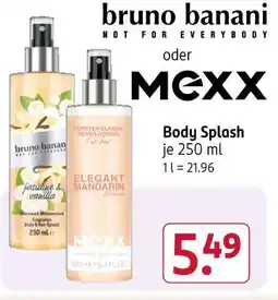 Rossmann Bruno banani jasmine & vanilla body splash Angebot