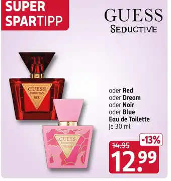 Rossmann Guess seductive red eau de toilette Angebot