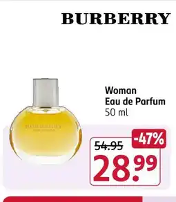 Rossmann Burberry woman eau de parfum Angebot