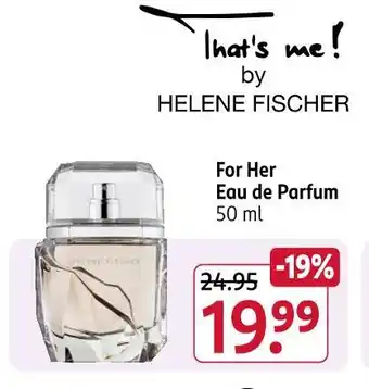 Rossmann Helene fischer for her eau de parfum Angebot