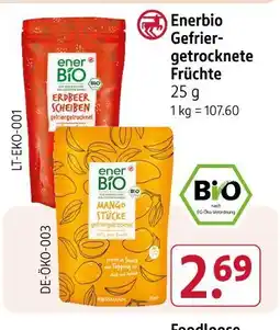 Rossmann Enerbio gefriergetrocknete erdbeer scheiben Angebot