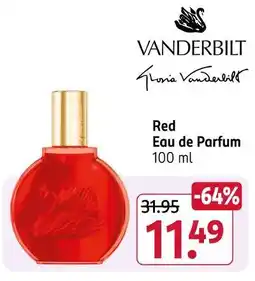 Rossmann Vanderbilt red eau de parfum Angebot
