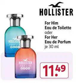 Rossmann Hollister for him eau de toilette Angebot