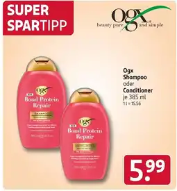 Rossmann Ogx shampoo Angebot