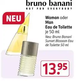 Rossmann Bruno banani woman eau de toilette Angebot