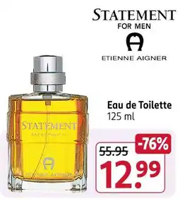 Rossmann Etienne aigner statement eau de toilette Angebot