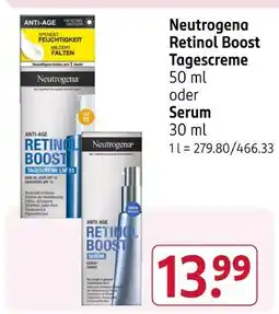 Rossmann Neutrogena retinol boost tagescreme Angebot