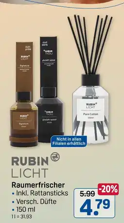 Rossmann Rubin licht raumerfrischer signature Angebot