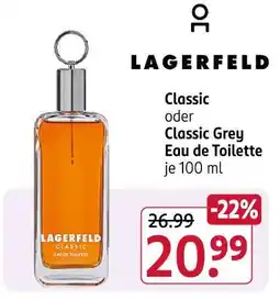 Rossmann Lagerfeld classic eau de toilette Angebot