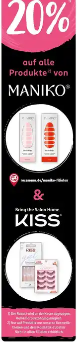 Rossmann Maniko uv gel strips - creamy rose Angebot