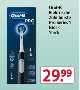 Rossmann Oral-b elektrische zahnbürste pro series 1 black Angebot