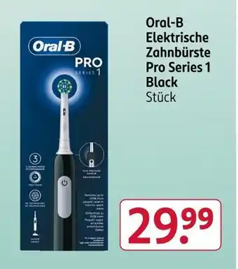 Rossmann Oral-b elektrische zahnbürste pro series 1 black Angebot