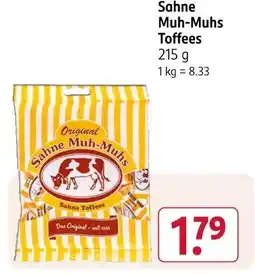 Rossmann Sahne muh-muhs toffees Angebot