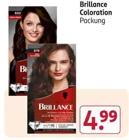 Rossmann Schwarzkopf brillance coloration dunkelbraun Angebot