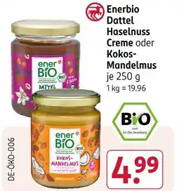 Rossmann Enerbio dattel haselnuss creme Angebot