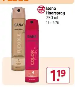 Rossmann Isana flexible hold haarspray Angebot