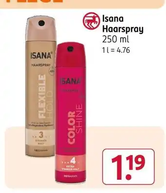 Rossmann Isana flexible hold haarspray Angebot